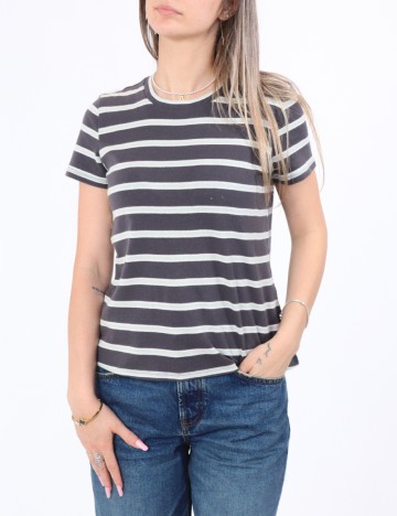 Tricou American Eagle, gri/verde