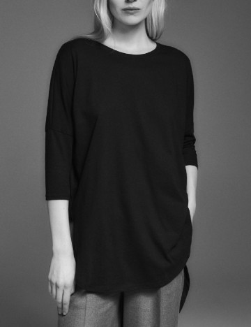 Bluza Oversize Reserved, negru