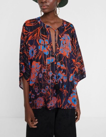 Bluza Desigual, mix culori