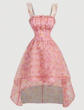 Rochie medie SHEIN, roz