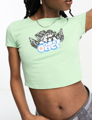 Top Obey, verde