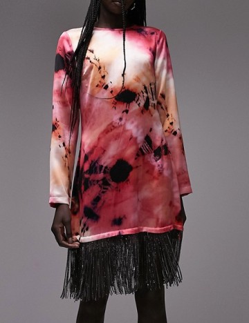 Rochie scurta Top Shop, roz