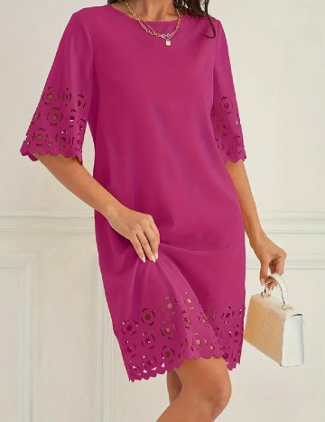 Rochie scurta SHEIN, roz