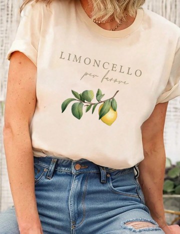 Tricou SHEIN CURVE, crem