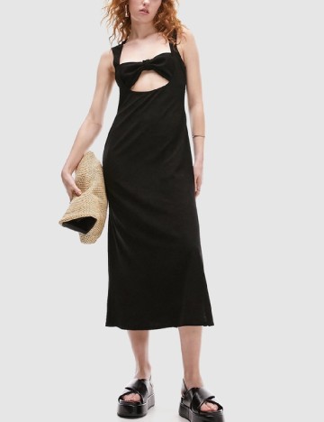 Rochie medie Top Shop, negru