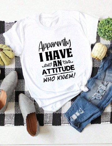 Tricou SHEIN CURVE, alb