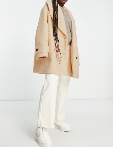 Palton ASOS, crem