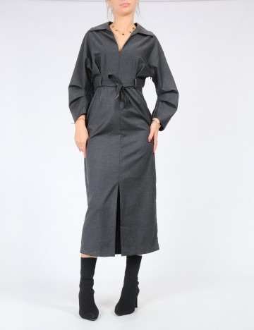 Rochie medie Karen Millen, gri inchis