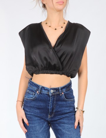 Top SHEIN, negru