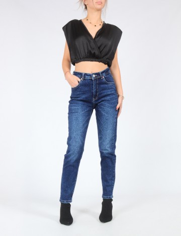 Blugi It s Basic 1981 Denim, albastru