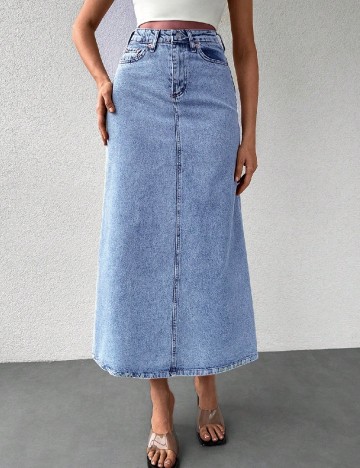 Fusta SHEIN, albastru