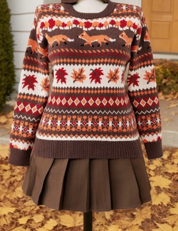 Pulover SHEIN CURVE, mix culori