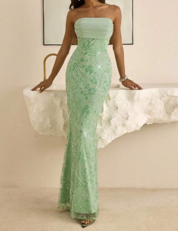 Rochie lunga SHEIN, verde