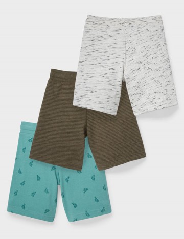 Set pantaloni scurti C&A, mix culori, 3 ANI