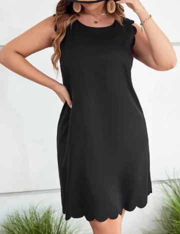 Rochie scurta Emery Rose Curve, negru Negru