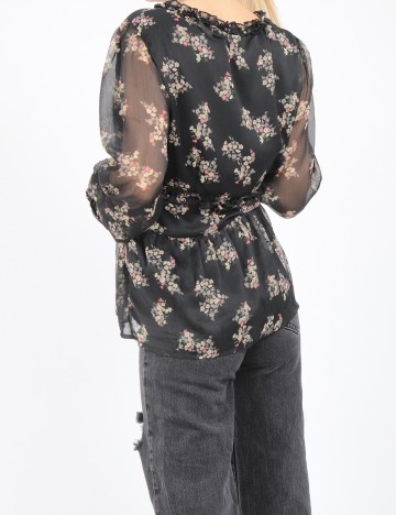 Bluza Vero Moda, negru floral