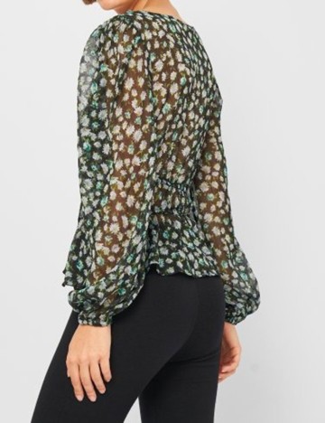 Bluza Stradivarius, floral, L