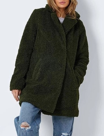 Palton Noisy May, verde inchis