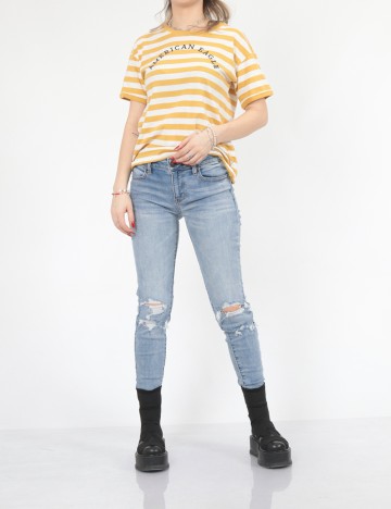 Blugi American Eagle, bleu