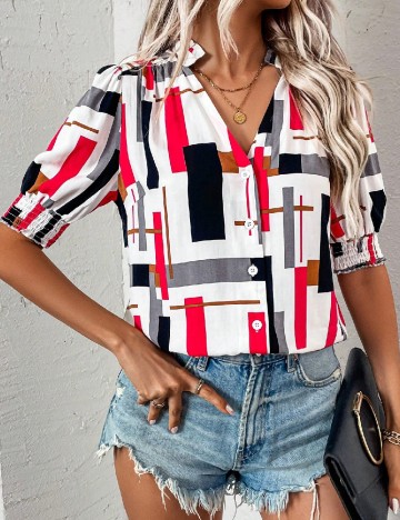 Camasa SHEIN, mix culori