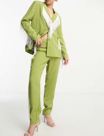 Pantaloni extro&vert, verde