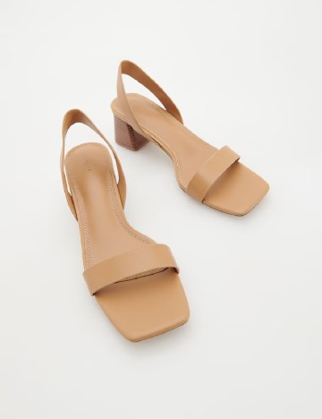 Sandale Reserved, maro