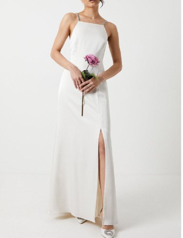 Rochie lunga Coast, ecru