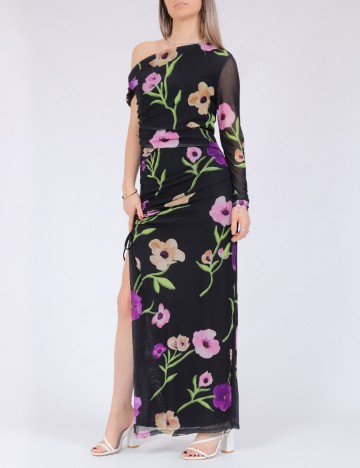 Rochie lunga Something New, negru