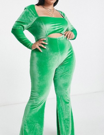 Salopeta the frolic Plus Size, verde