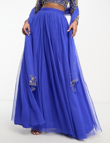 Fusta ASOS, albastru