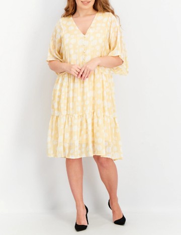 Rochie medie Y.A.S, galben