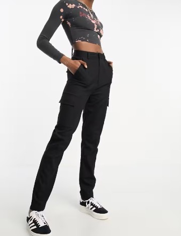 Pantaloni Heartbreak, negru