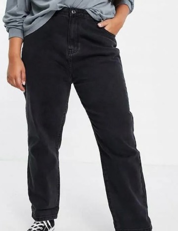 Blugi Don t think twice Curve, negru