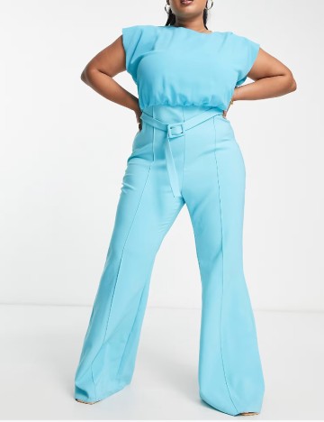 Salopeta ASOS Curve, albastru