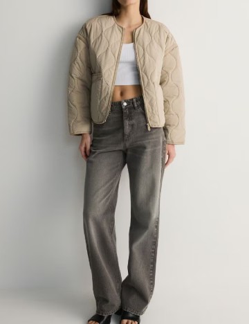 Geaca Reserved, crem