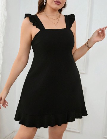 Rochie scurta SHEIN CURVE, negru