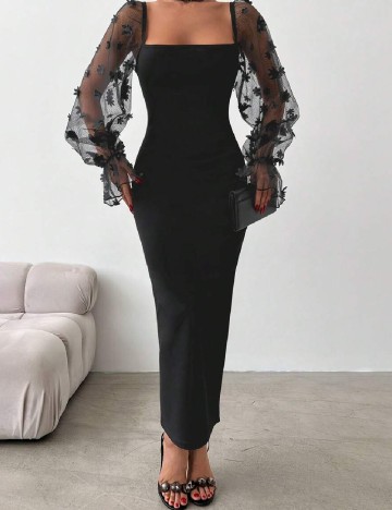 Rochie lunga SHEIN, negru