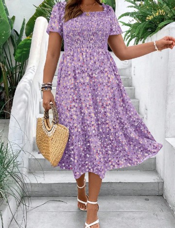 Rochie medie SHEIN CURVE, mov