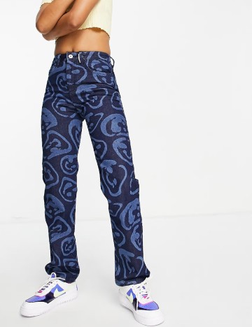 Blugi COLLUSION, albastru