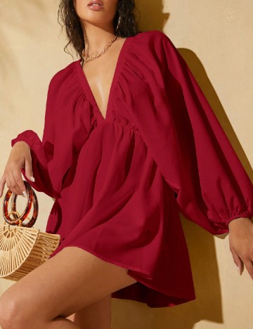 Rochie scurta SHEIN, rosu