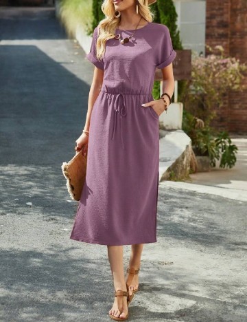 Rochie medie Emery Rose, mov