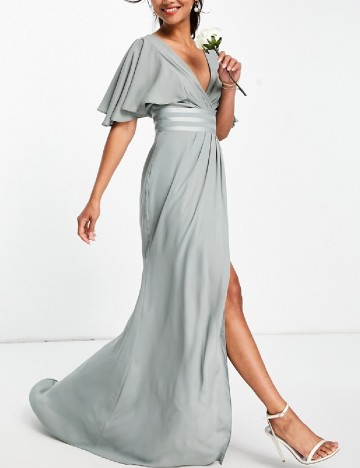 Rochie lunga ASOS, verde