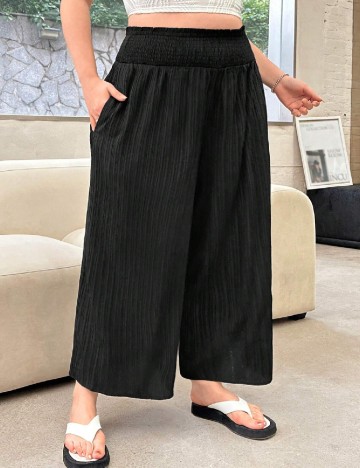 Pantaloni SHEIN CURVE, negru