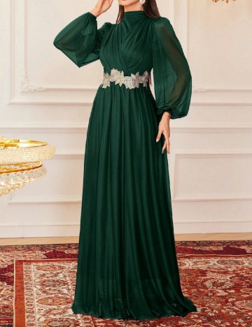 Rochie lunga SHEIN, verde