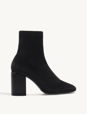 Botine Stradivarius, negru