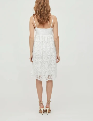 Rochie Scurta Vila, alb, 38 Alb