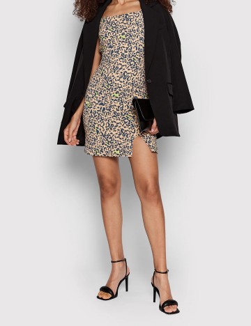 Rochie scurta Noisy May, piersica, XS