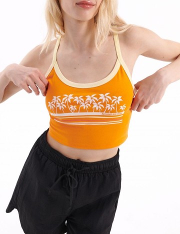 Top House Brand, portocaliu, M