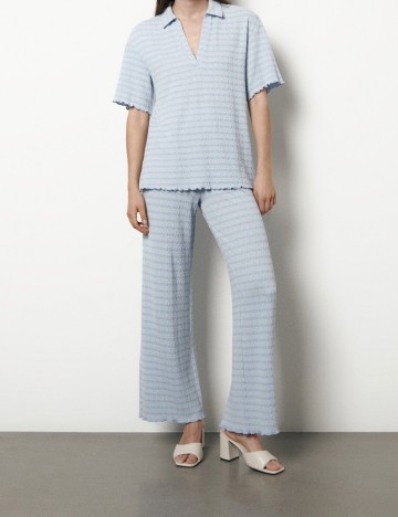 Pantaloni Reserved, albastru, XS