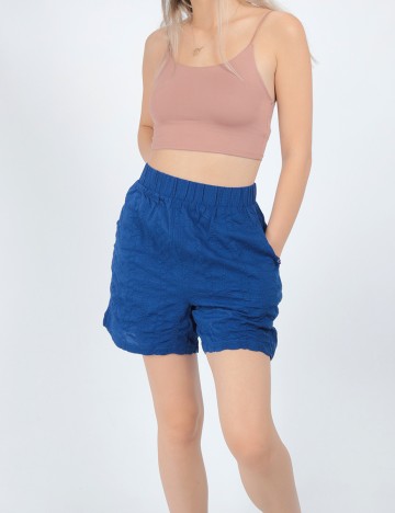 Pantaloni Scurti Vero Moda, albastru inchis, S